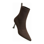 Women’s Pointed Toe Ankle Boots – 3 Inch Kitten Heel, Slip-On