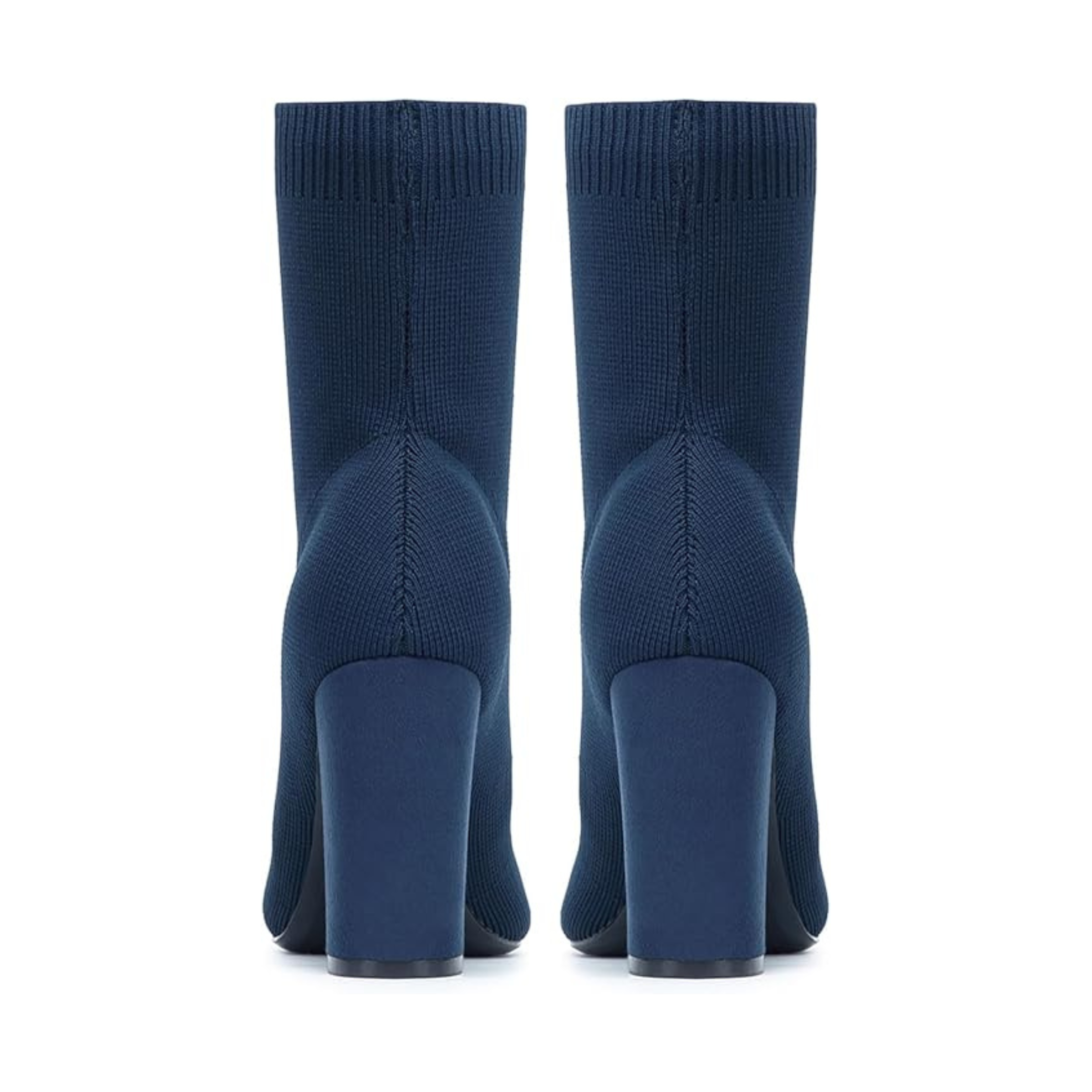 Women’s Pointed Toe Sock Ankle Boots – Stiletto Heel, Stretch Knit