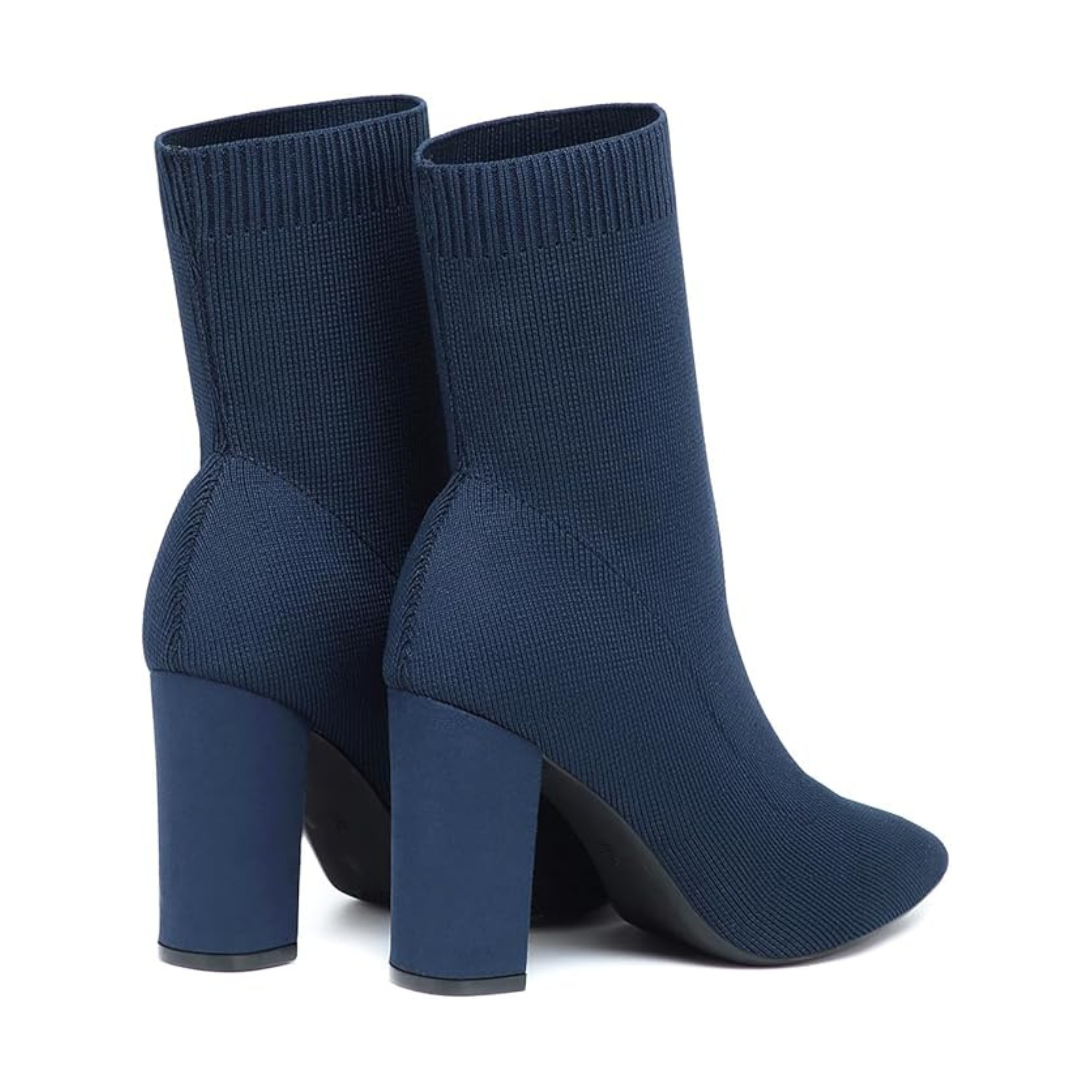 Women’s Pointed Toe Sock Ankle Boots – Stiletto Heel, Stretch Knit