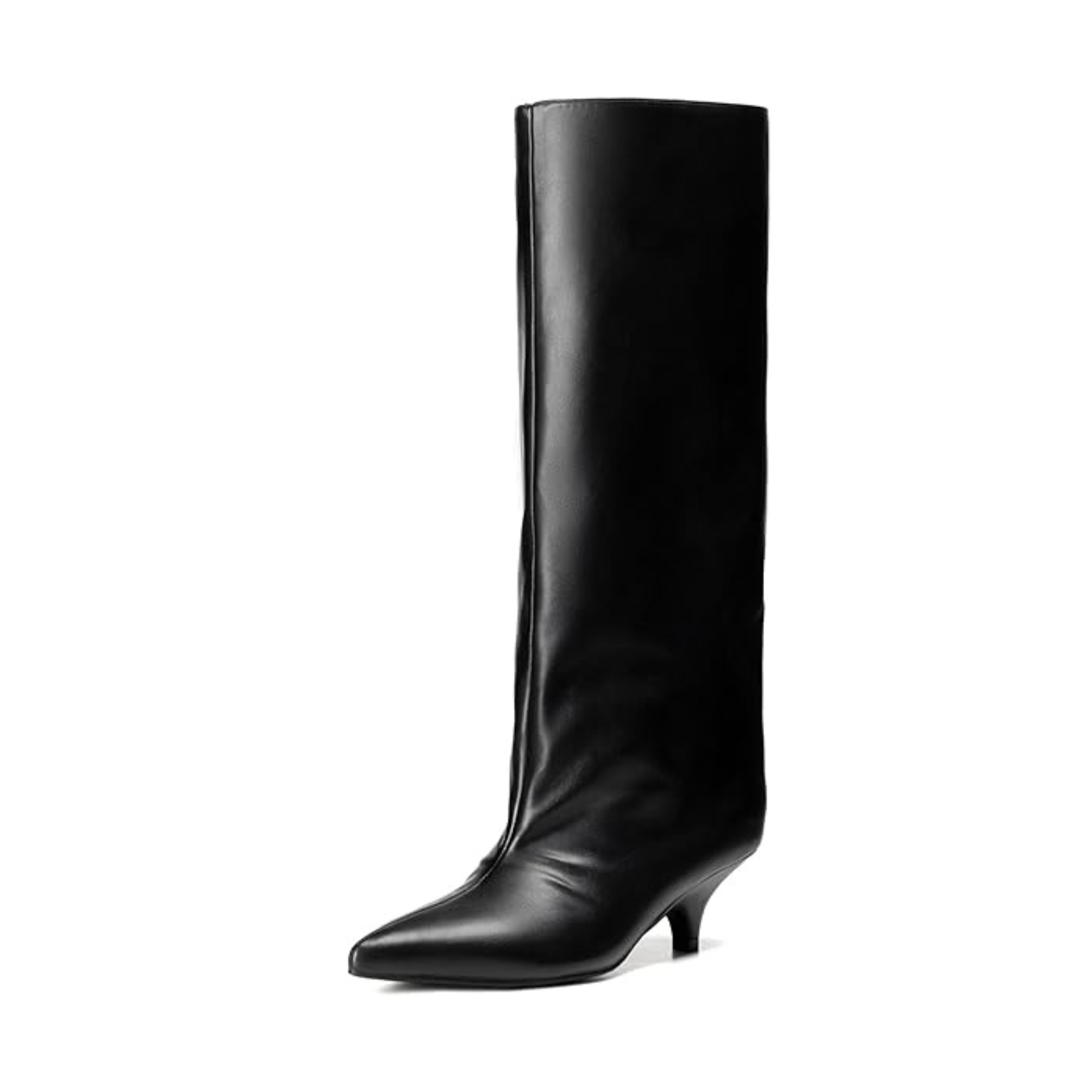 Women’s Knee-High Kitten Heel Boots