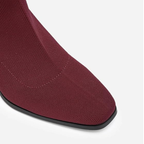 Women’s Pointed Toe Sock Ankle Boots – Stiletto Heel, Stretch Knit