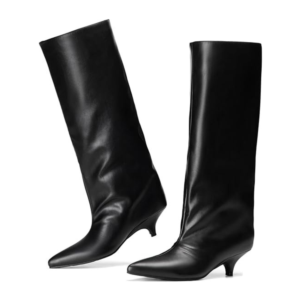 Women’s Knee-High Kitten Heel Boots