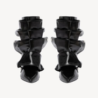 Women’s Pointed Toe Stiletto Ankle Boots – Rivet Detail, Faux Leather