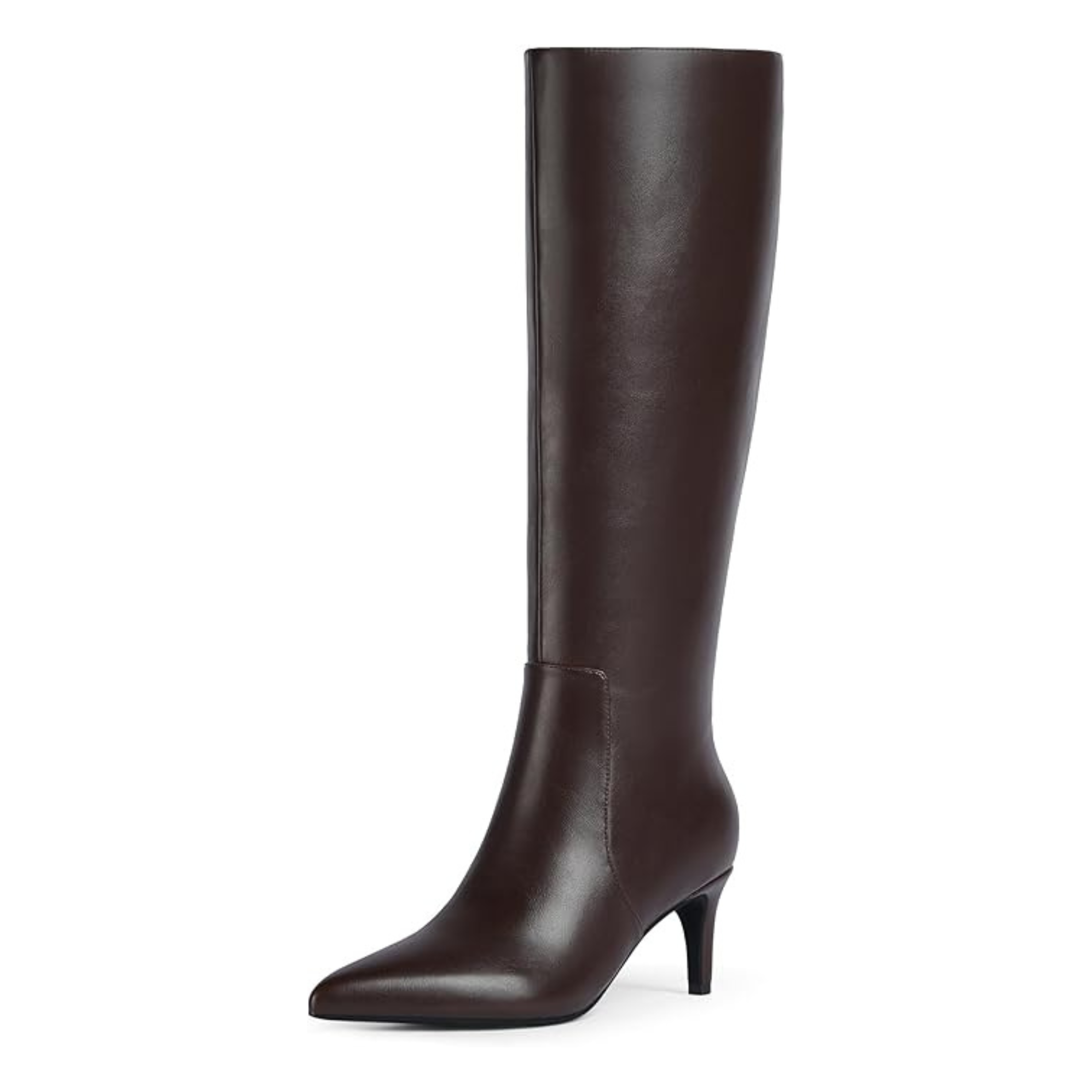 Women’s Knee-High Boots with Kitten Heel
