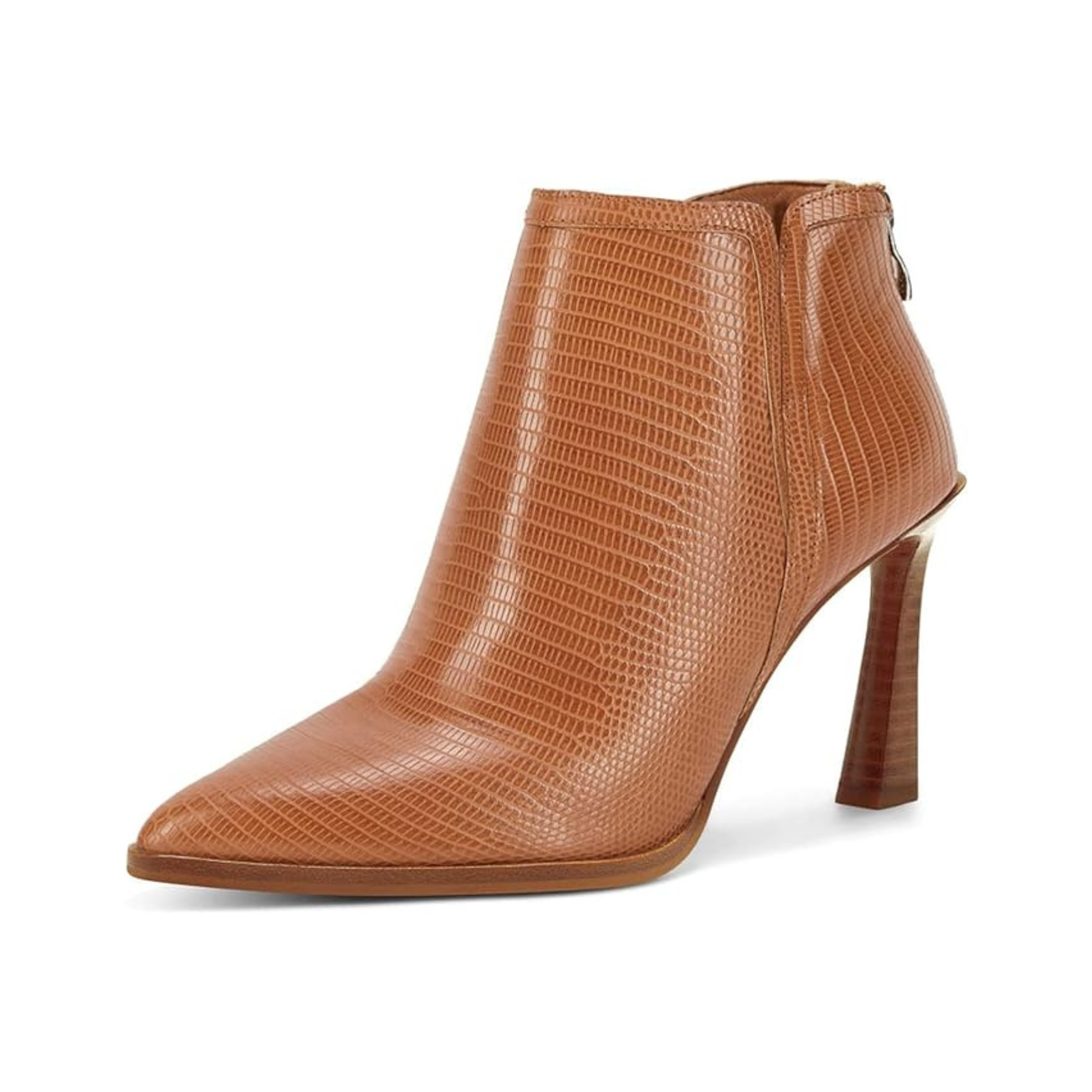 Women’s Pointed Toe Ankle Booties – V-Cut Design, High Heel