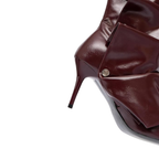 Women’s Pointed Toe Stiletto Ankle Boots – Rivet Detail, Faux Leather