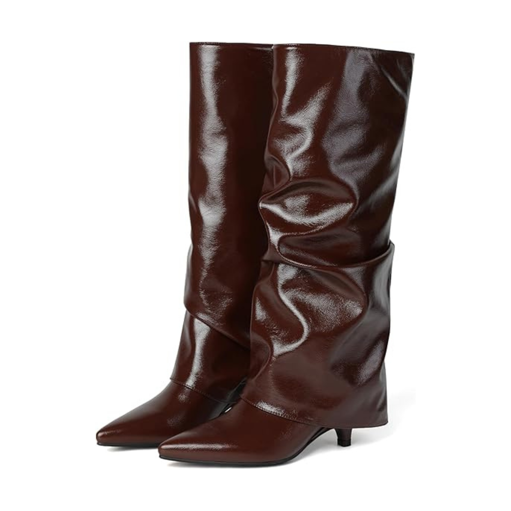 Women’s Knee-High Kitten Heel Boots