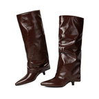 Women’s Knee-High Kitten Heel Boots